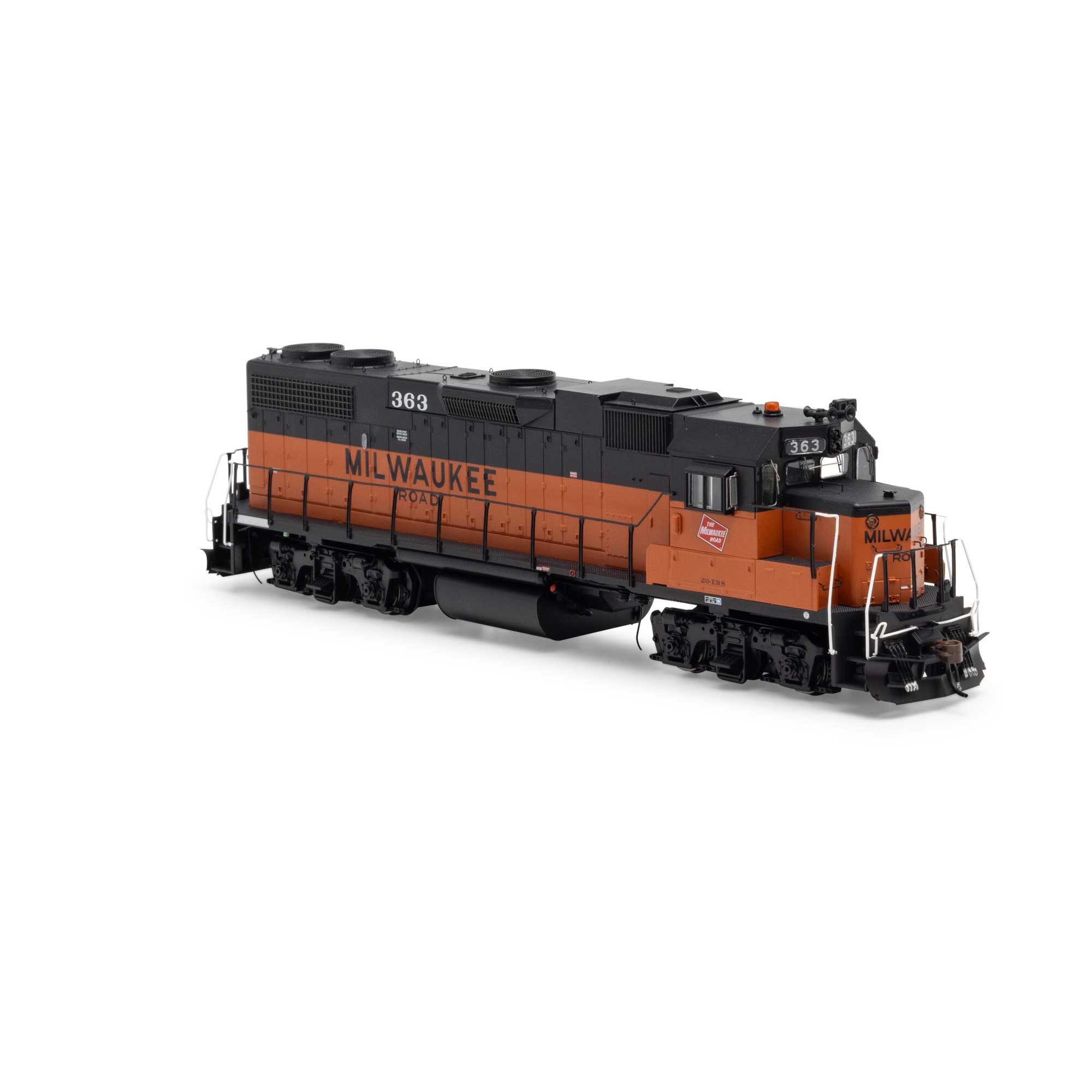 HO GP38-2 Locomotive with DCC & Sound, MILW #363 Model Train