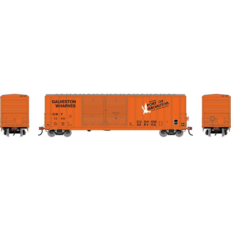 HO 50' FMC 5347 DD Offset Box Car, GWF #1200