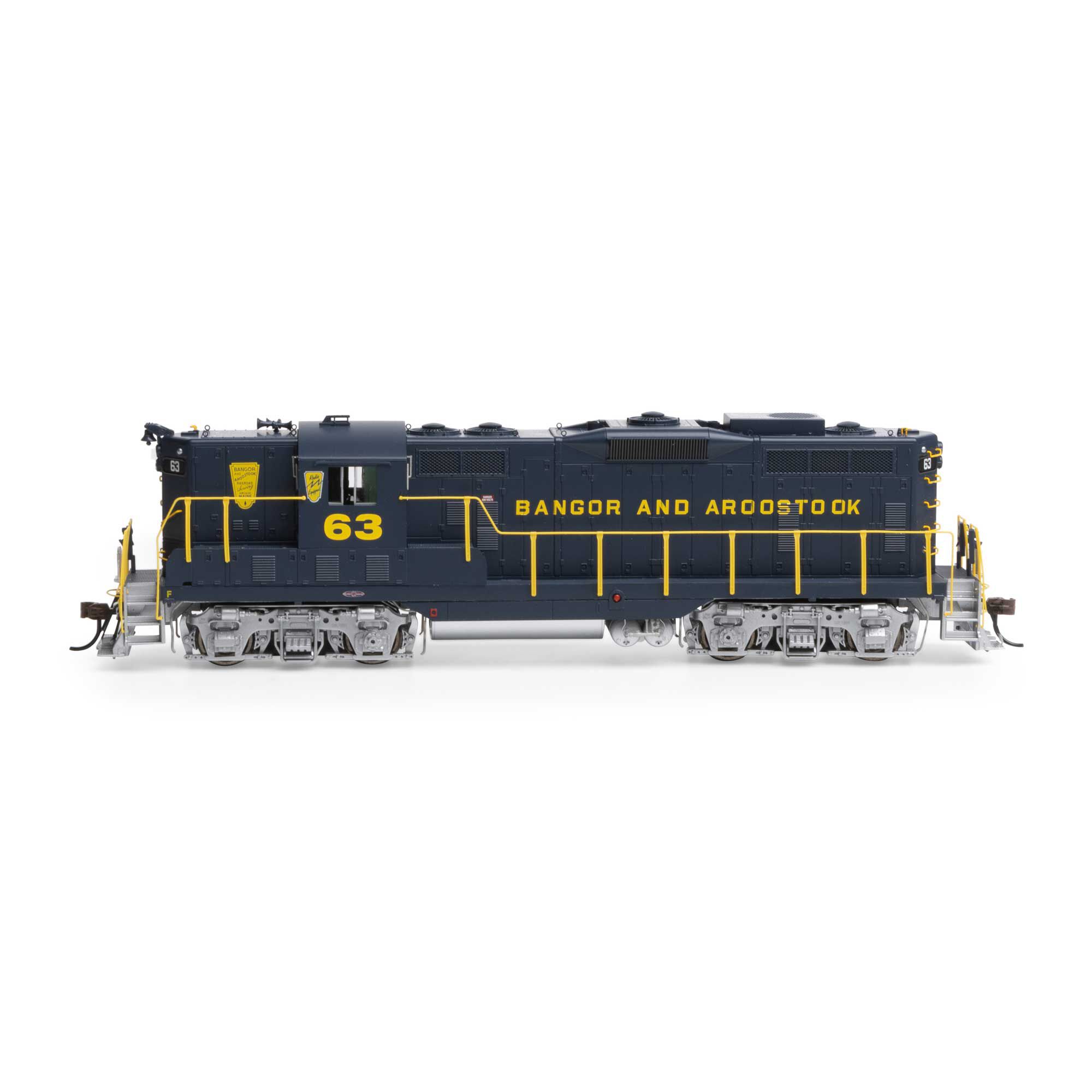Athearn HO GP7 with DCC & Sound, BAR #63 Model Train | Athearn