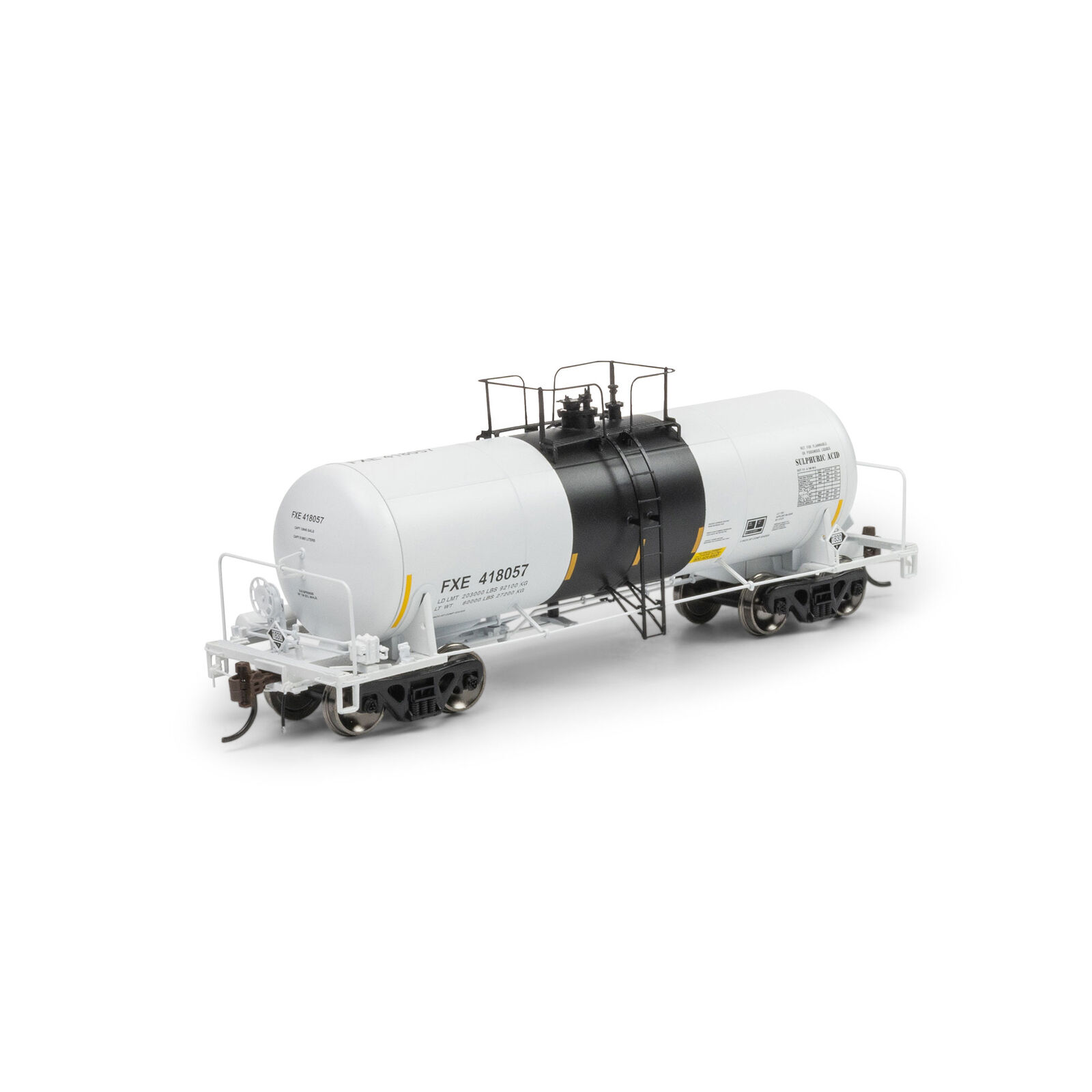 HO 13K Gallon Acid Tank Car, FXE #418057