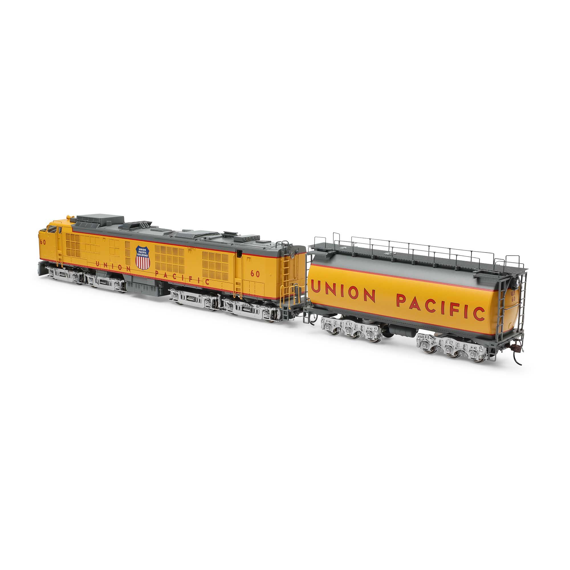 HO Gas Turbine Locomotive with Tender, UP #60 Model Train