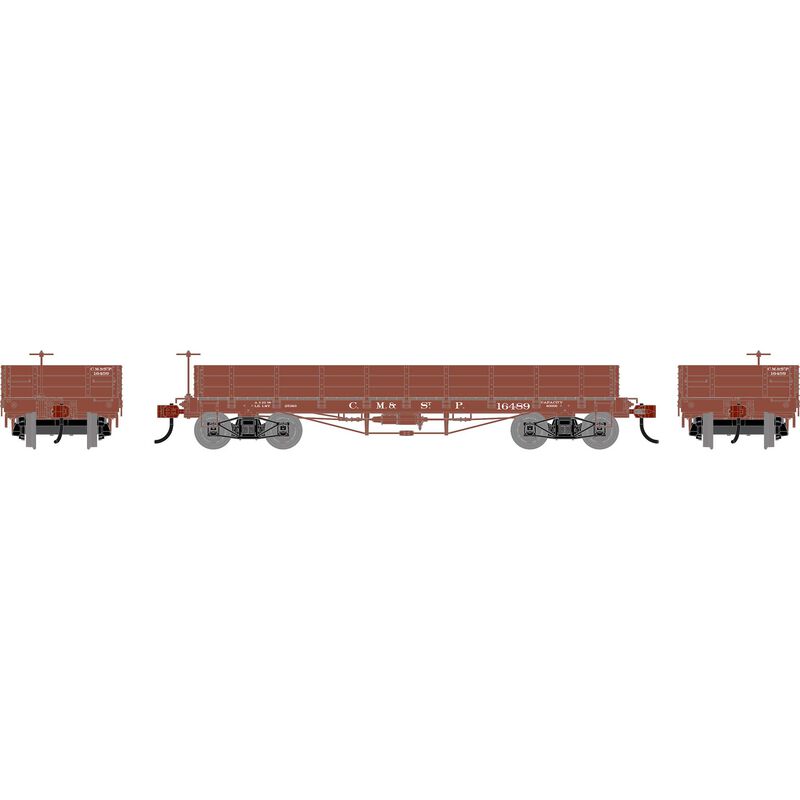 HO ATH 36' Low Side Gondola w/ Drop Gates, MILW #16489