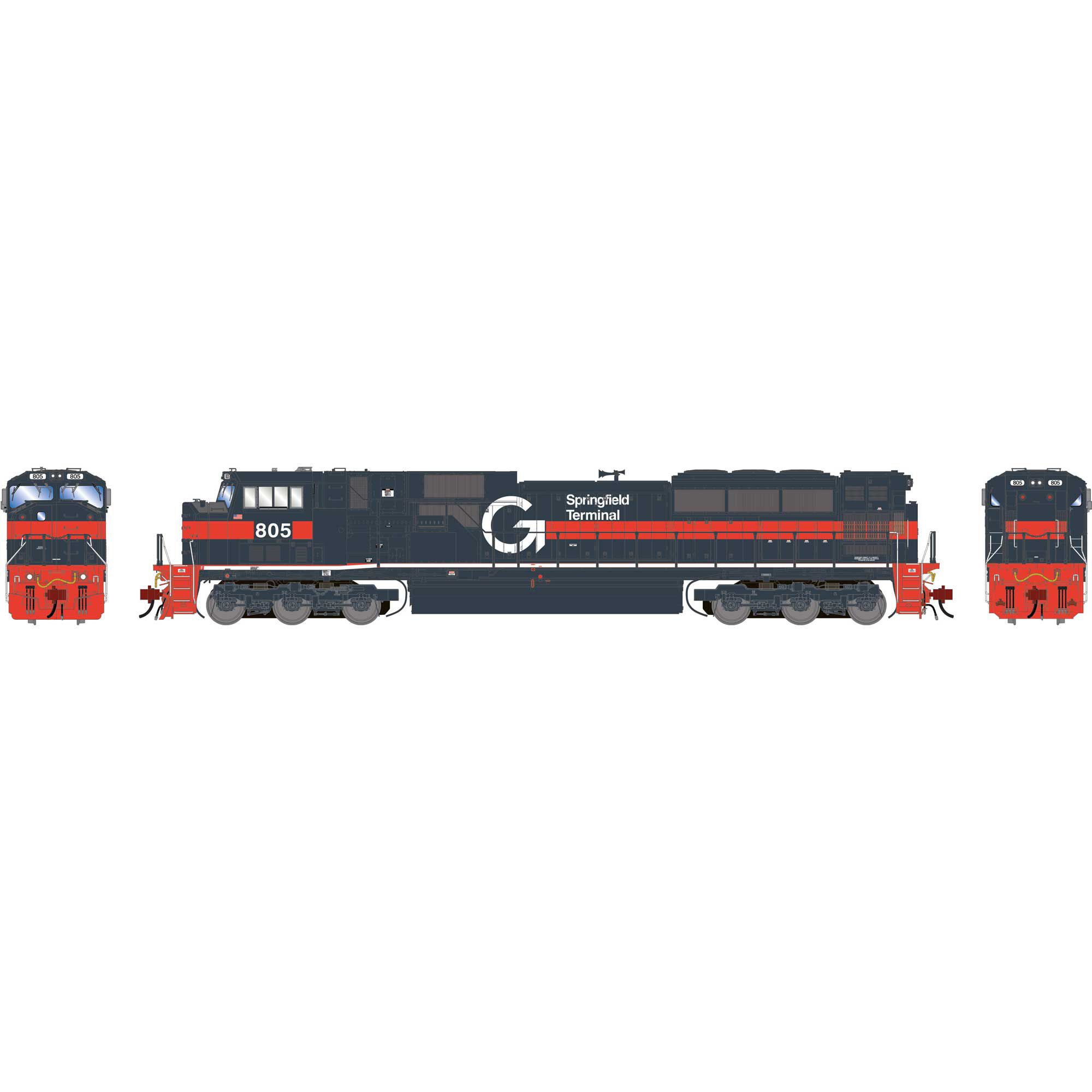 Athearn Genesis HO GEN SD80MAC Locomotive, Legendary Liveries ST