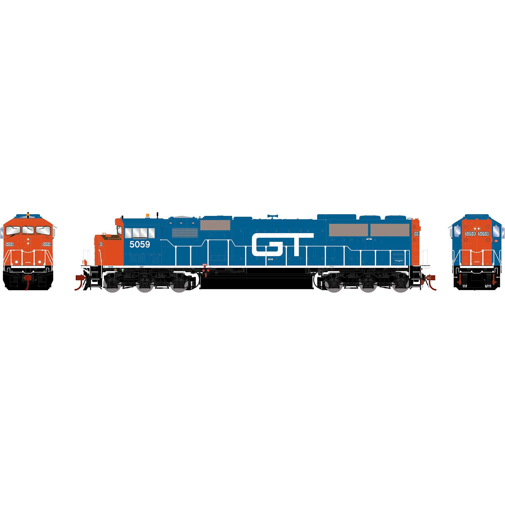 HO GEN SD60M Tri-Clops Locomotive w/DCC & Sound, Legendary