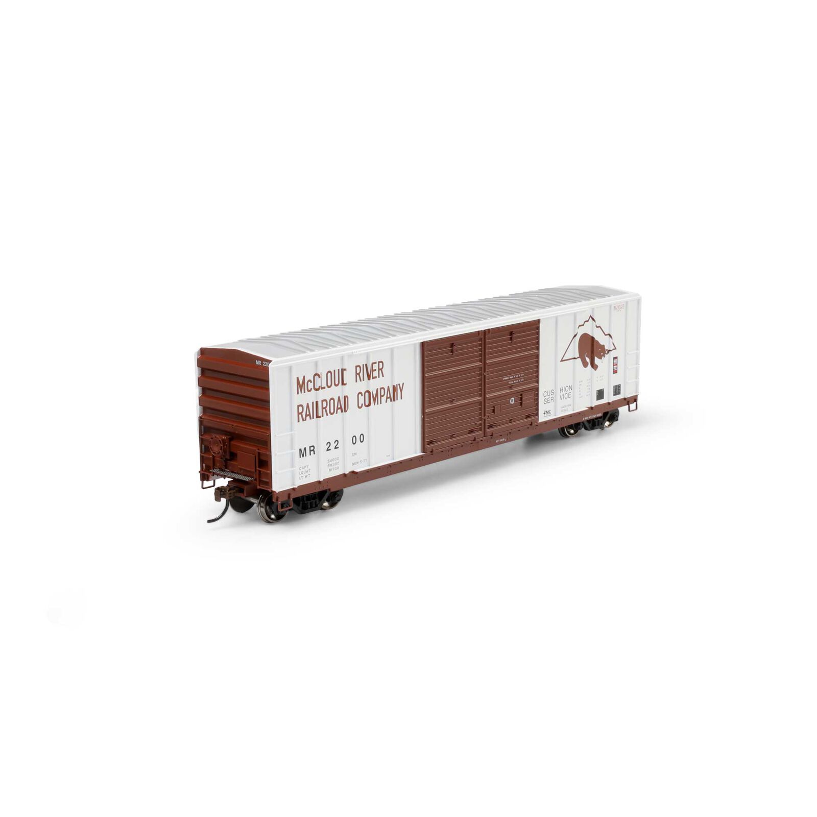 Athearn HO ATH 50' FMC 5077 Centered Double Door Box Car, MR #2200