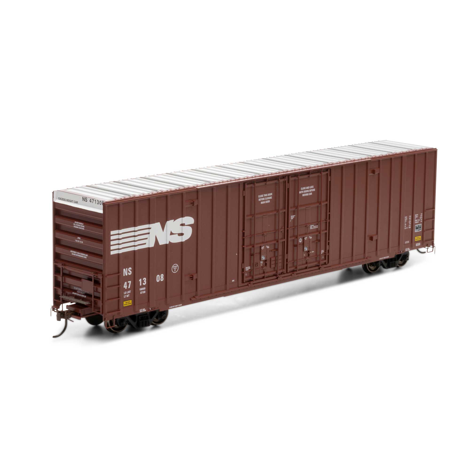 HO RTR 60' Gunderson Box, NS #471308 Model Train | Athearn