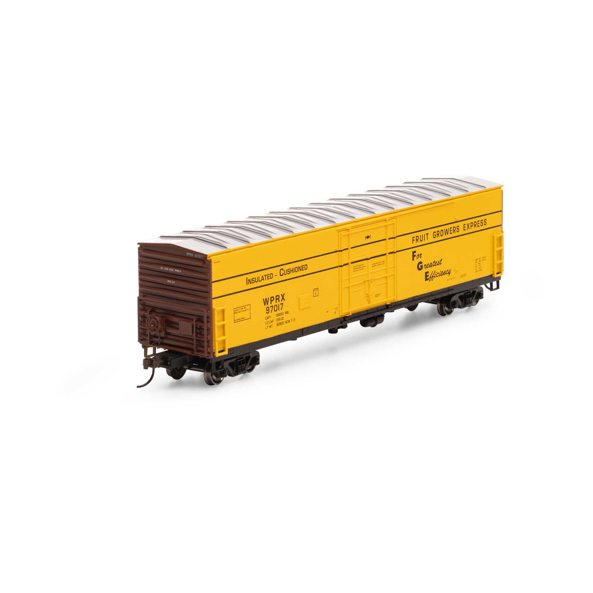 Athearn HO 50' Superior Plug Box, WPRX #97017 Model Train