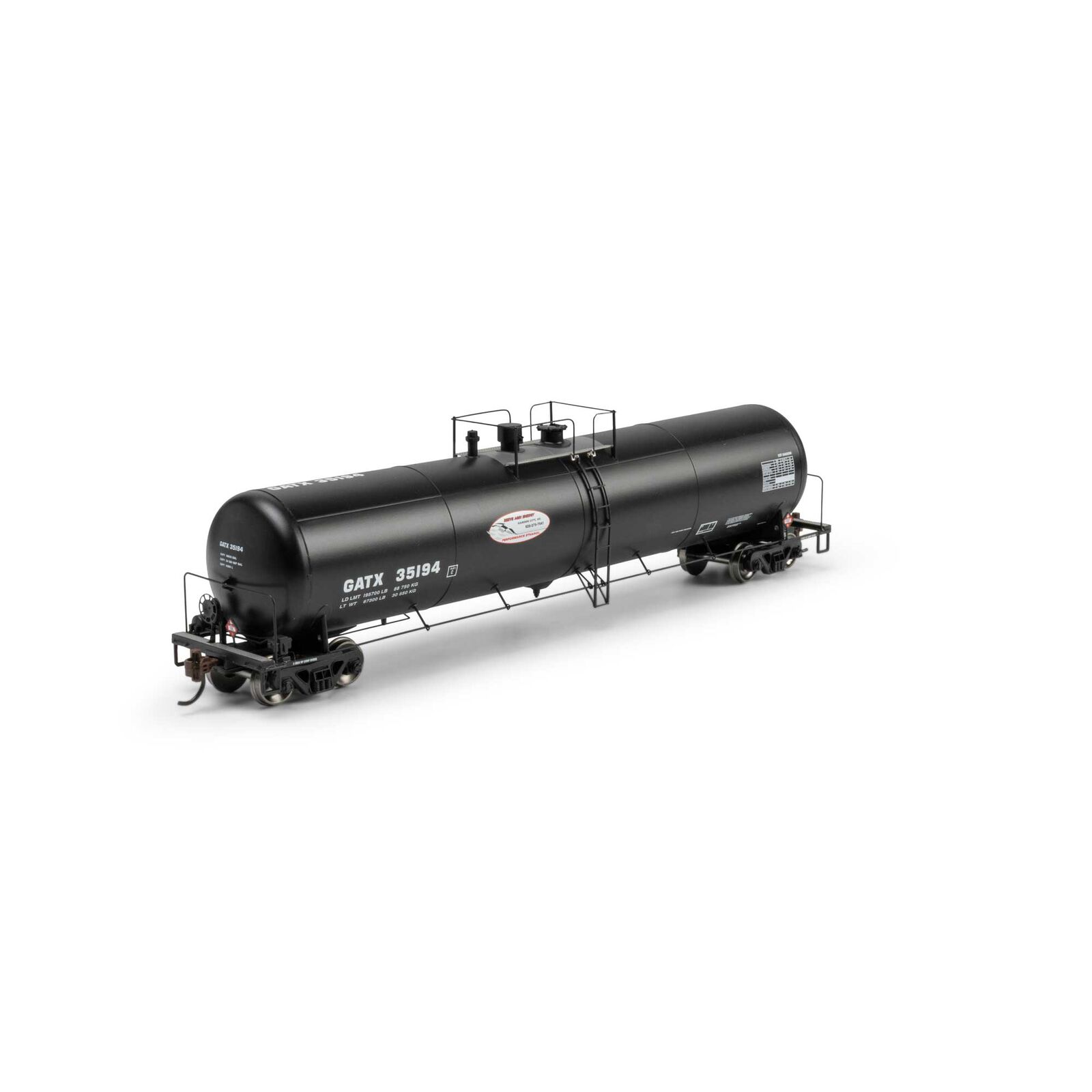 Athearn HO ATH 30K Ethanol Tank Car, GATX #35194