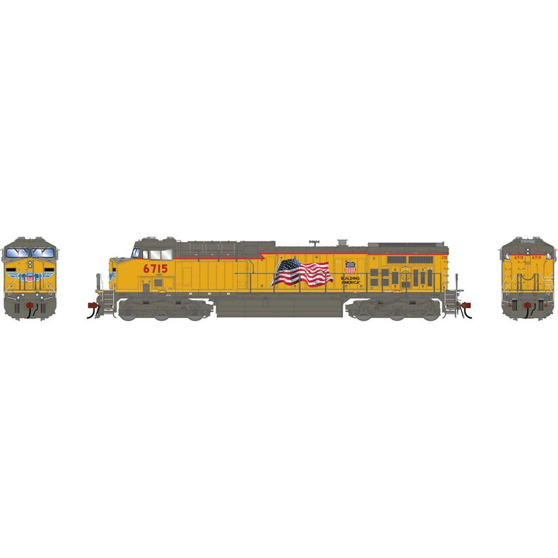 Athearn Genesis HO GEN AC4400CW Locomotive w/DCC & Sound, UP #6715