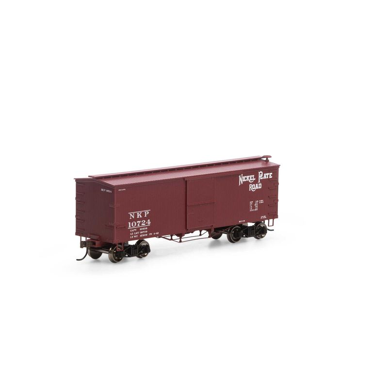 HO 36' Old Time Wood Box, NKP #10724