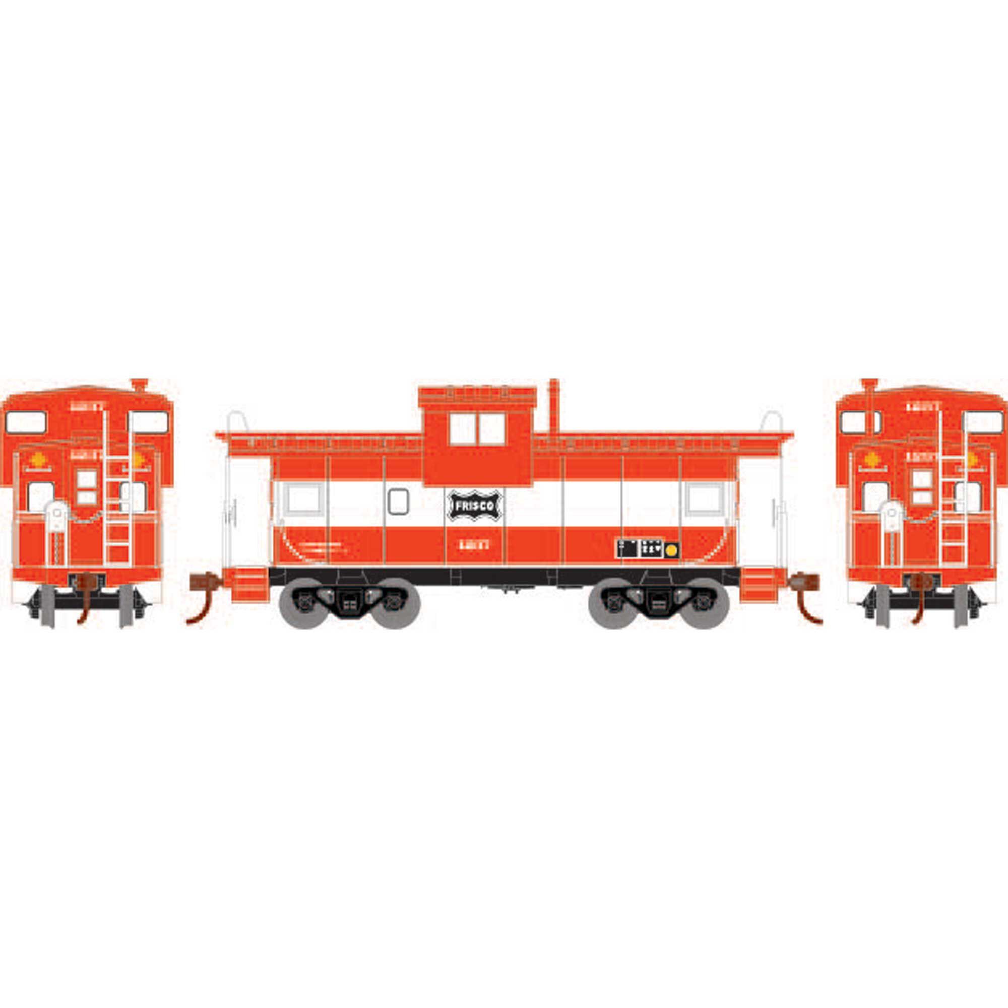 Roundhouse HO Wide Vision Caboose, SLSF #1237 Model Train