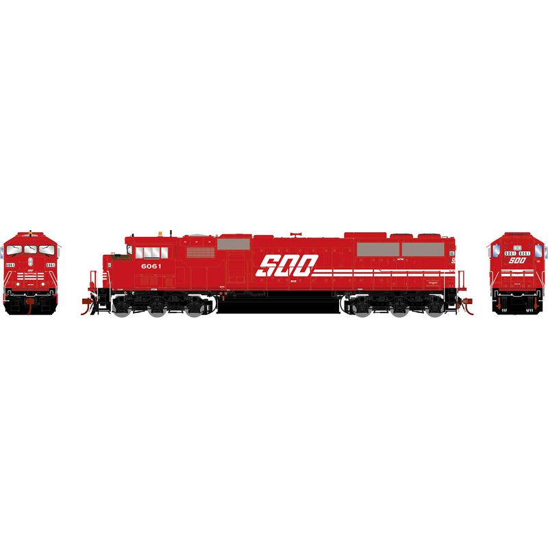 HO GEN SD60M Tri-Clops Locomotive, SOO #6061