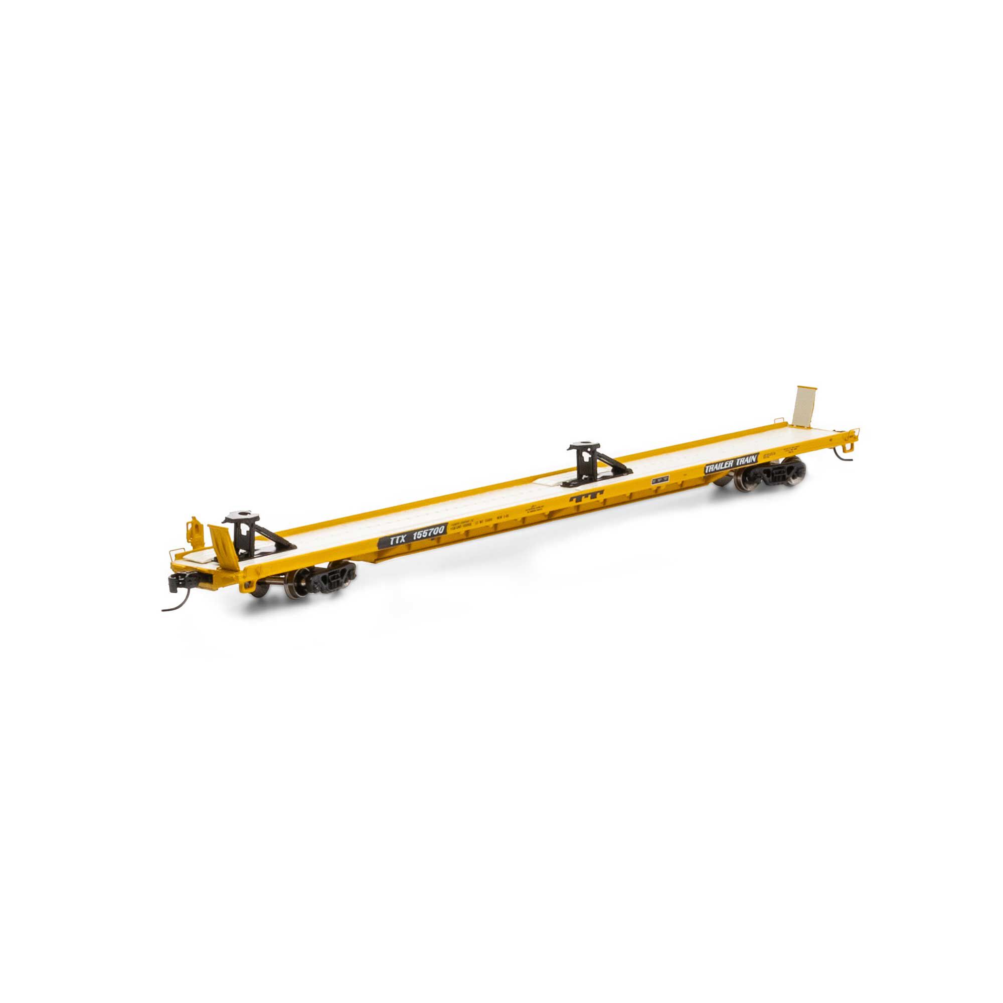 N F89F Trailer, TTX/Yellow #155700 Model Train | Athearn | Athearn