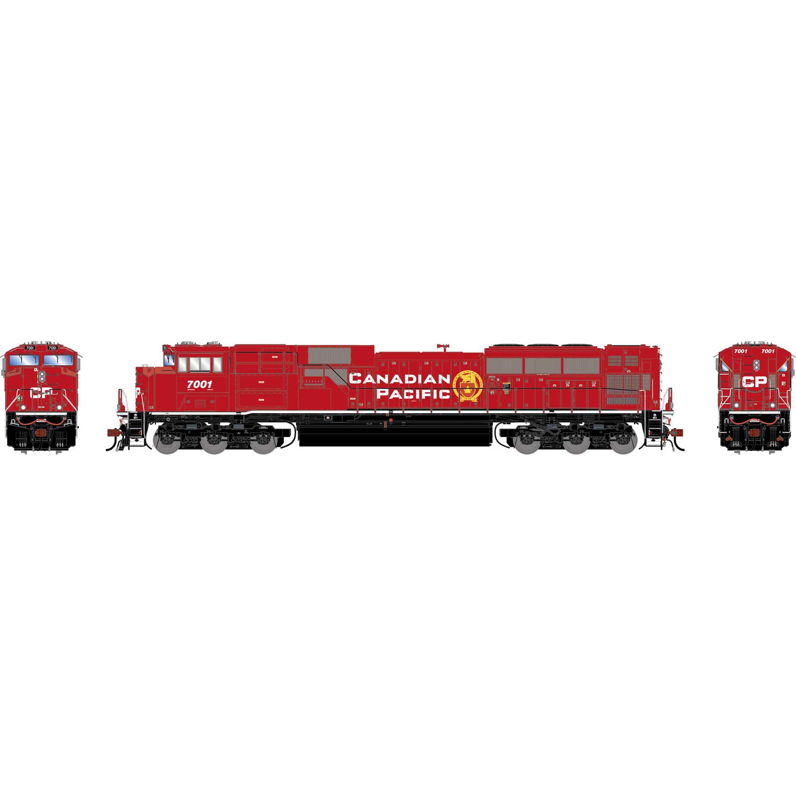 HO GEN SD70ACU Locomotive w/DCC & Sound, CP 'Beaver Logo' #7001