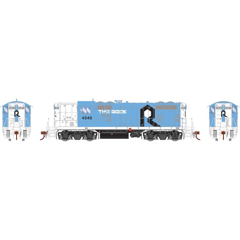 HO GP7R Locomotive with DCC & Sound, ROCK #4540