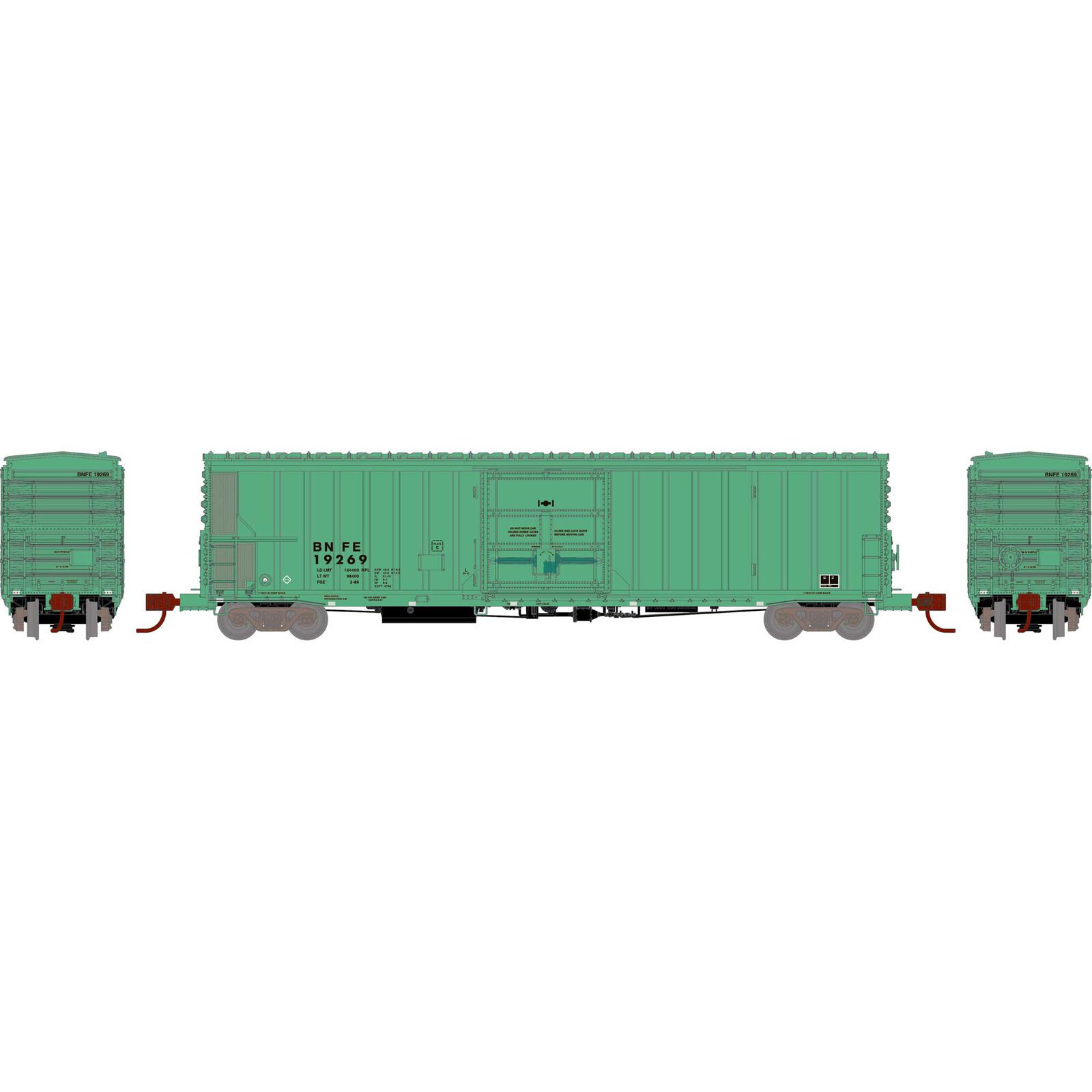 N ATH 57' FGE Mechanical Reefer with Sound, BNFE Primed For Grime 'Faded Green' #19269