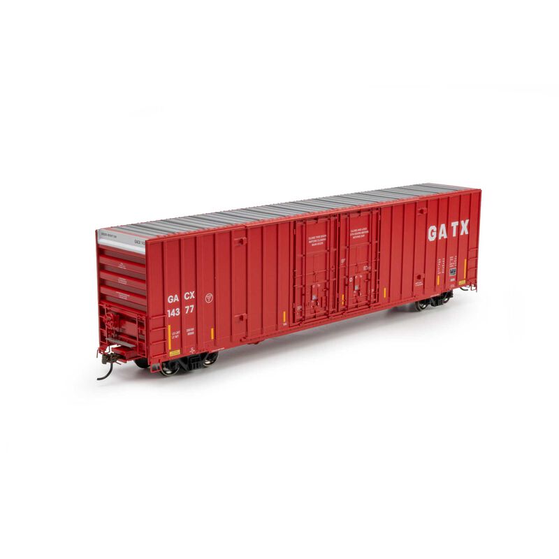 Athearn HO ATH 60' Gunderson High Cube Double Door Box Car, GACX #14377