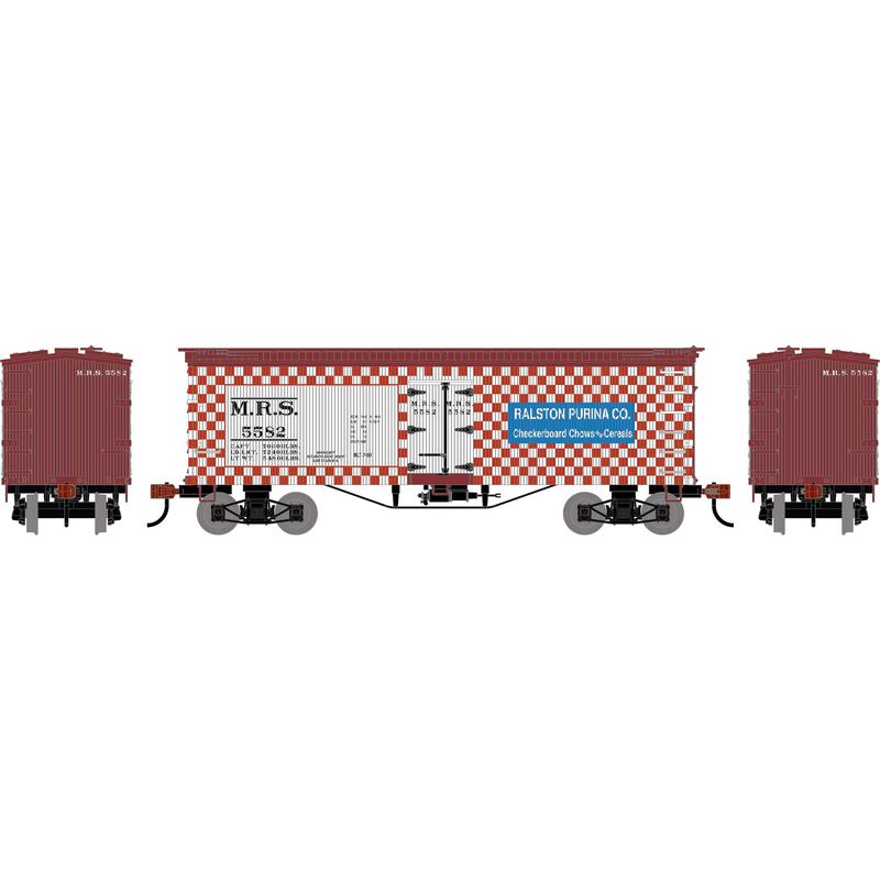 HO RND 36' Wooden Reefer, MRS #5582