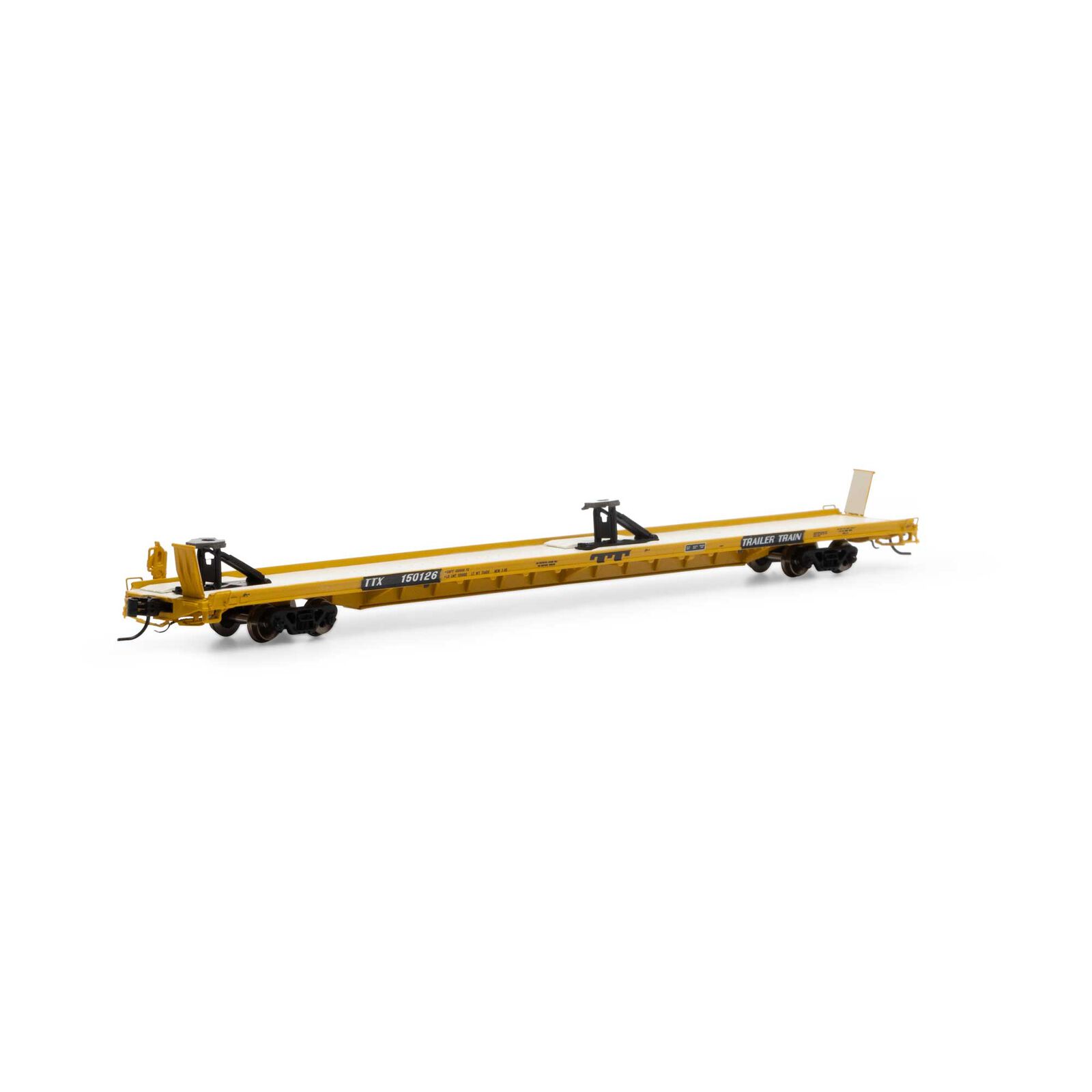 N F89-F 89'8" TOFC Flat, TTX/Yellow #150126