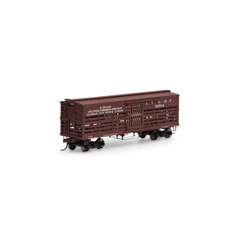 HO 36' Old Time Stock Car, ATSF #52584