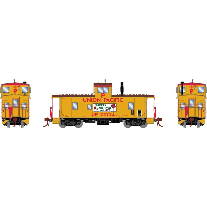 HO ICC Caboose CA-10 with Lights & Sound, UP #25724