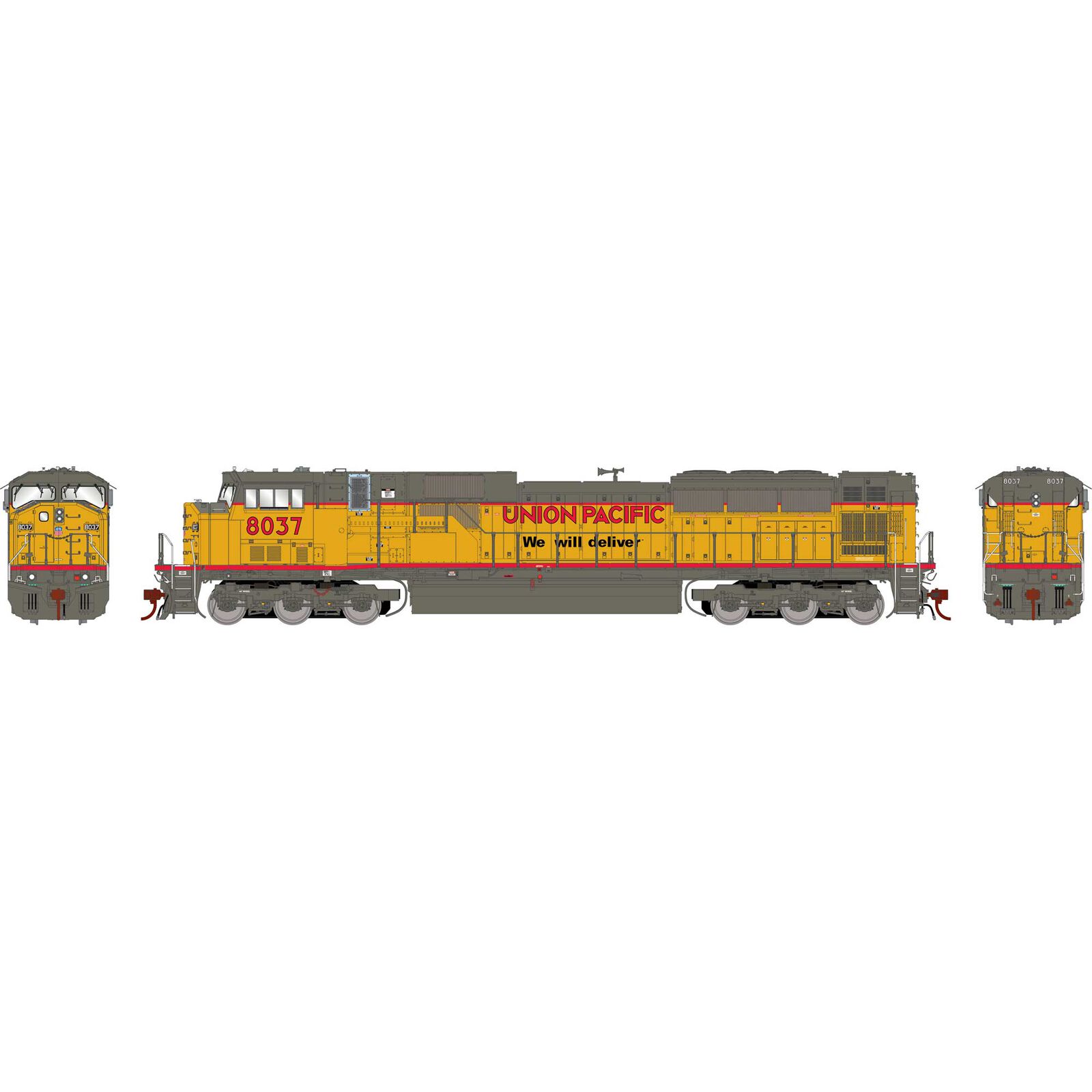 HO EMD SD9043MAC Locomotive with DCC & Sound, UP #8037