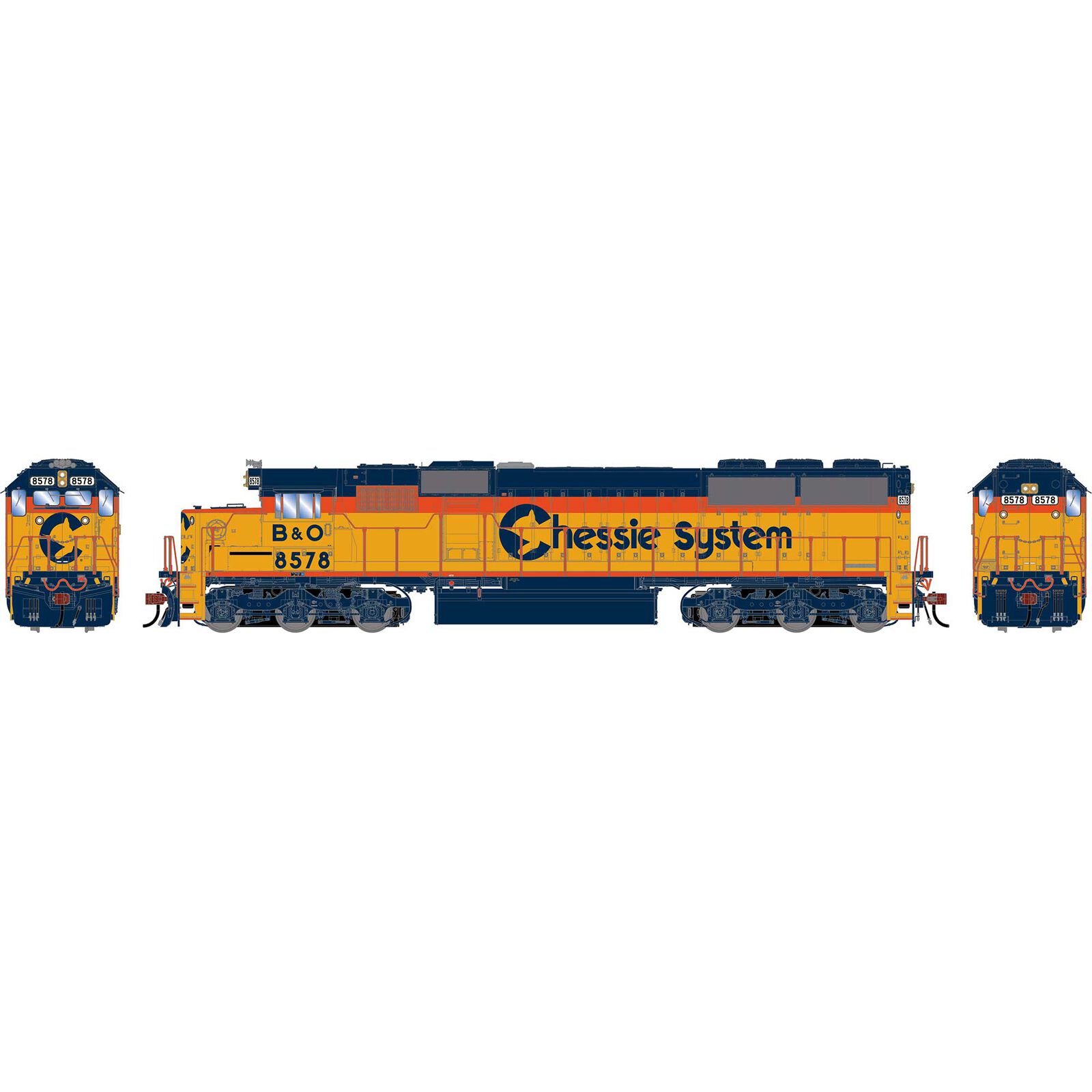 HO GEN SD50 Locomotive w/DCC & Sound, BO #8578