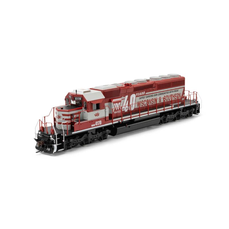 HO EMD SD40-2 Locomotive with DCC & Sound, WAMX #4170