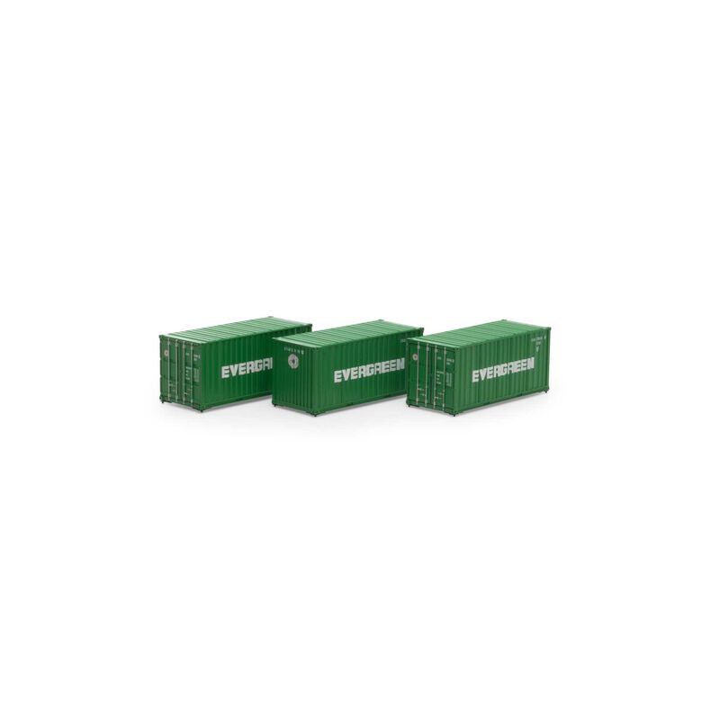 HO RTR 20' Corrugated Container, ESIU #1 (3)