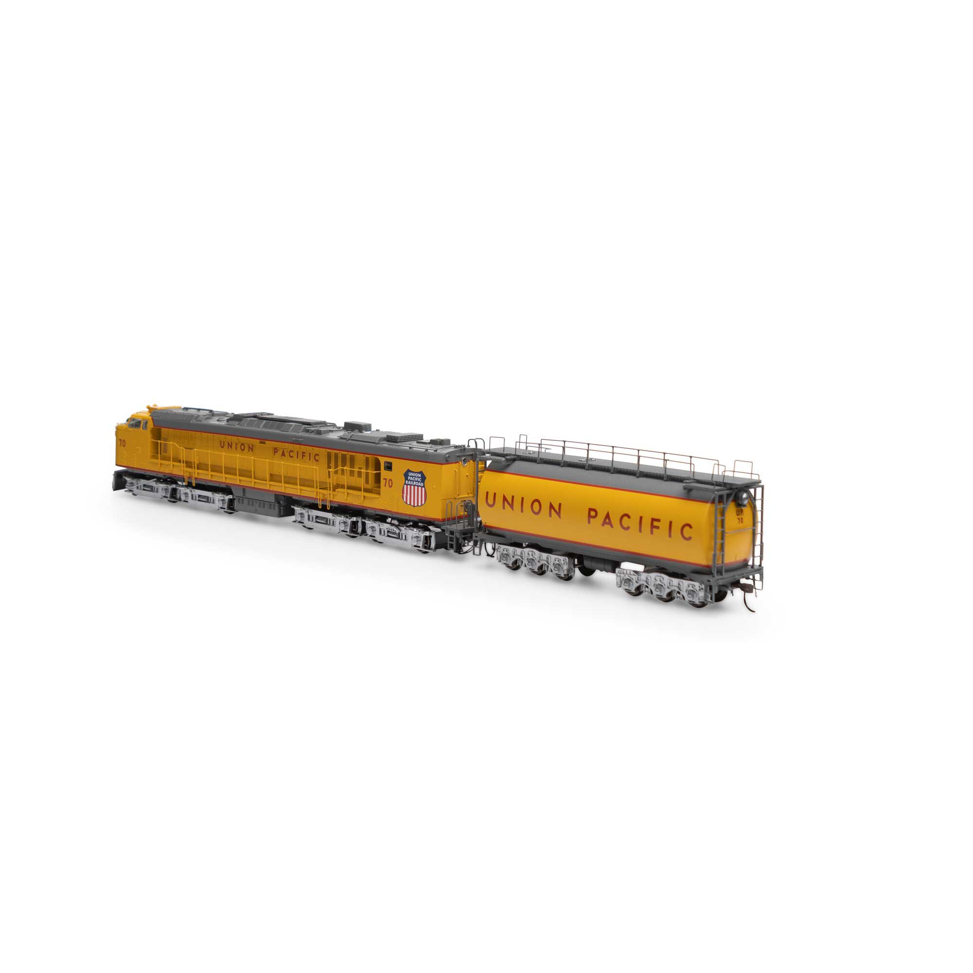 HO Gas Turbine with Tender with DCC & Sound, UP #70 Model Train