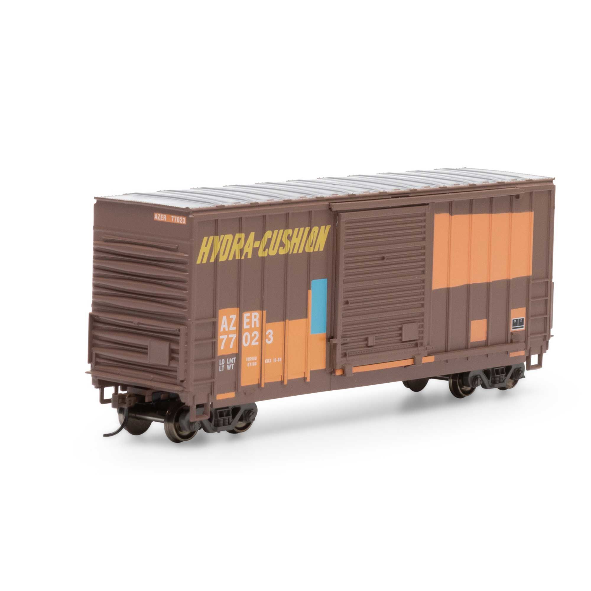 ヴィンテージ Athearn HOゲージ 貨車 3両セット Roundhouse HO 40' High Cube Outside Braced Box, AZER #77023 Model