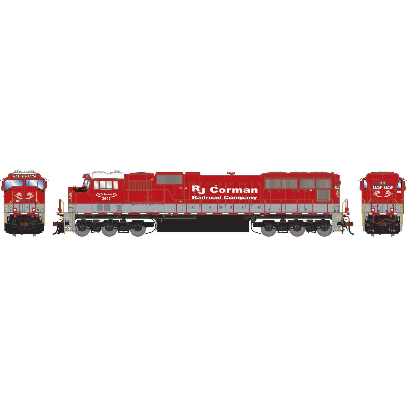 HO SD70M Locomotive with DCC & Sound, RJCC #2645