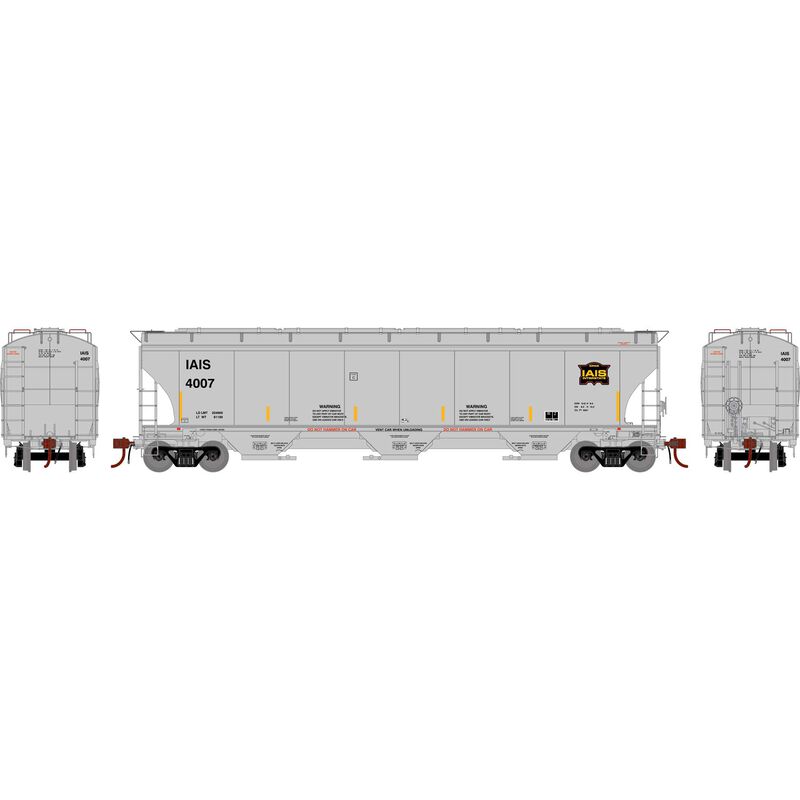HO GEN Trinity 5161 Covered Hopper, IAIS #4007