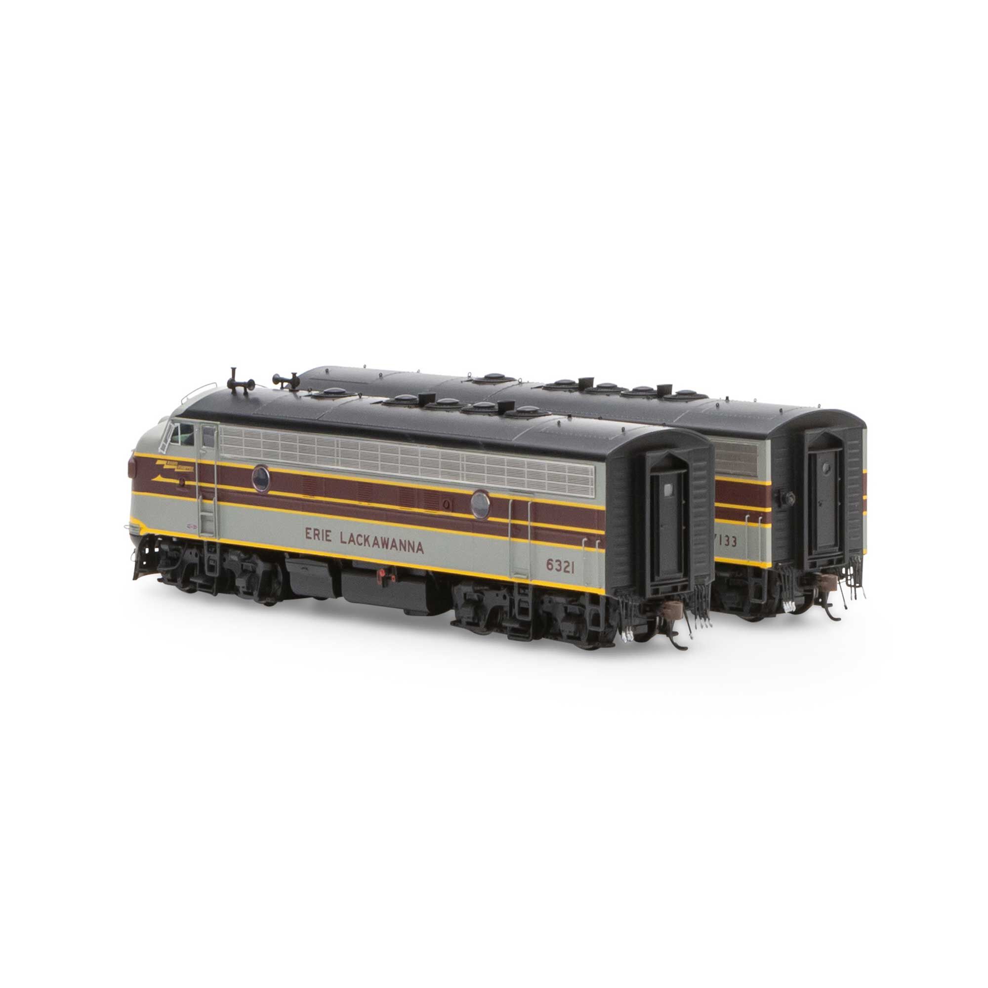 Athearn HO F7 A/B with DCC & Sound, EL/Freight #6321/#7133 Model