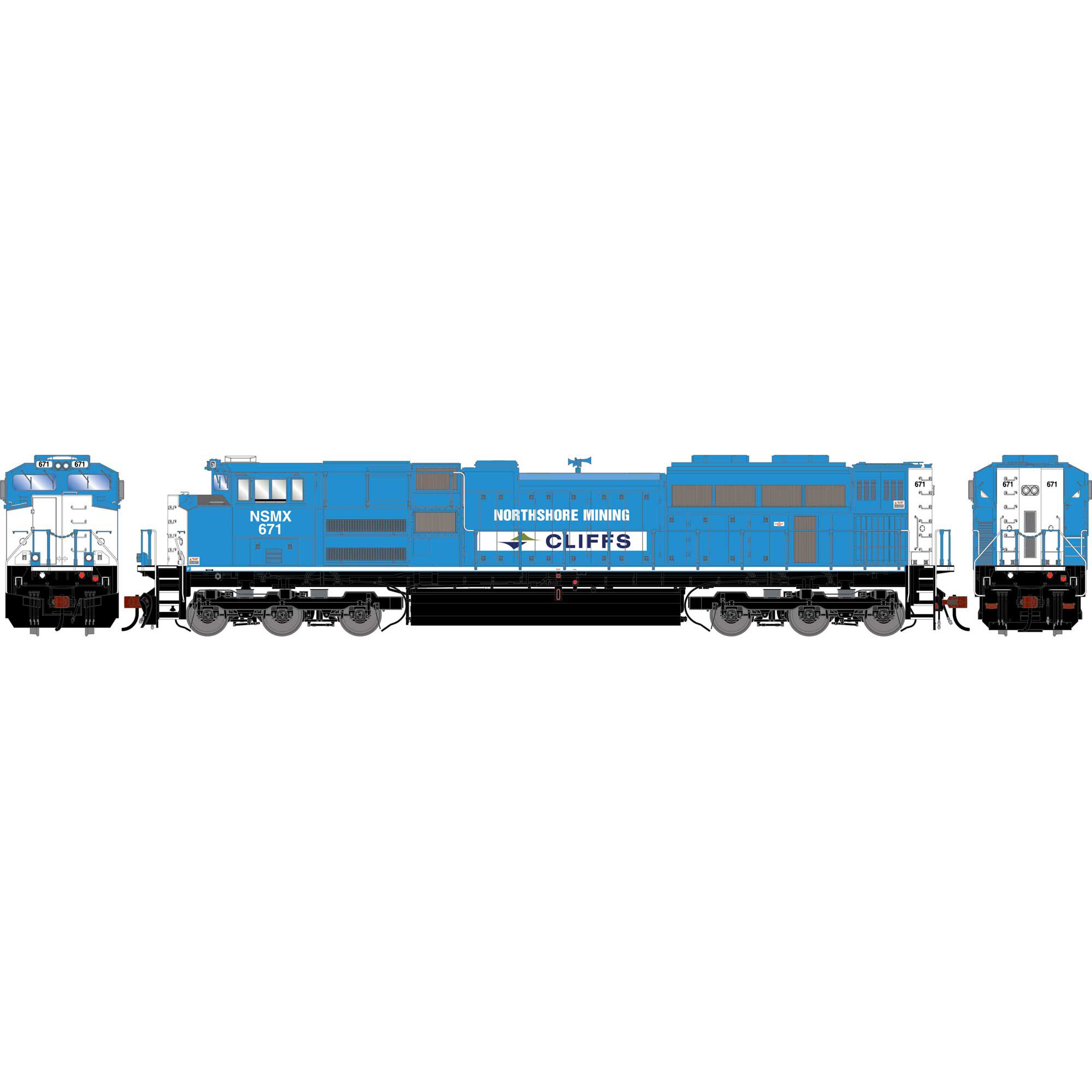 アサーン　ガンダーソン　athearn Athearn Genesis HO GEN SD70ACE Locomotive w/DCC & Sound, NSMX #671