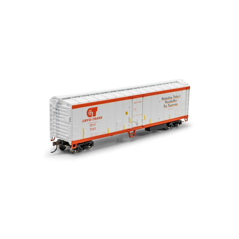 Roundhouse HO 50' Smooth Side Mechanical Reefer, CRYX 'Night Hawk' #7063