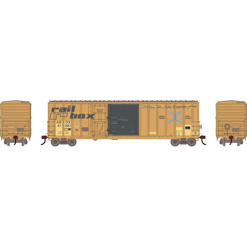 Athearn HO ATH 50' FMC 5277 Combo Door Box Car, Primed For Grime ABOX 'Early' #51381
