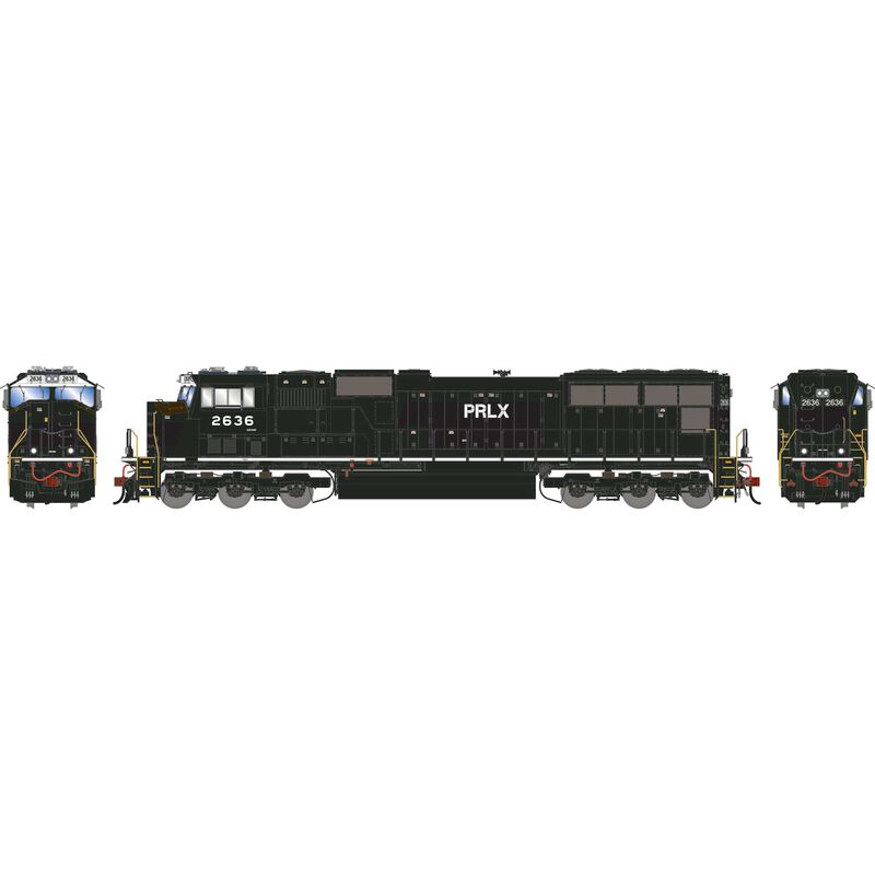 HO SD70M Locomotive with DCC & Sound, Primed For Grime PRLX Ex-NS #2636