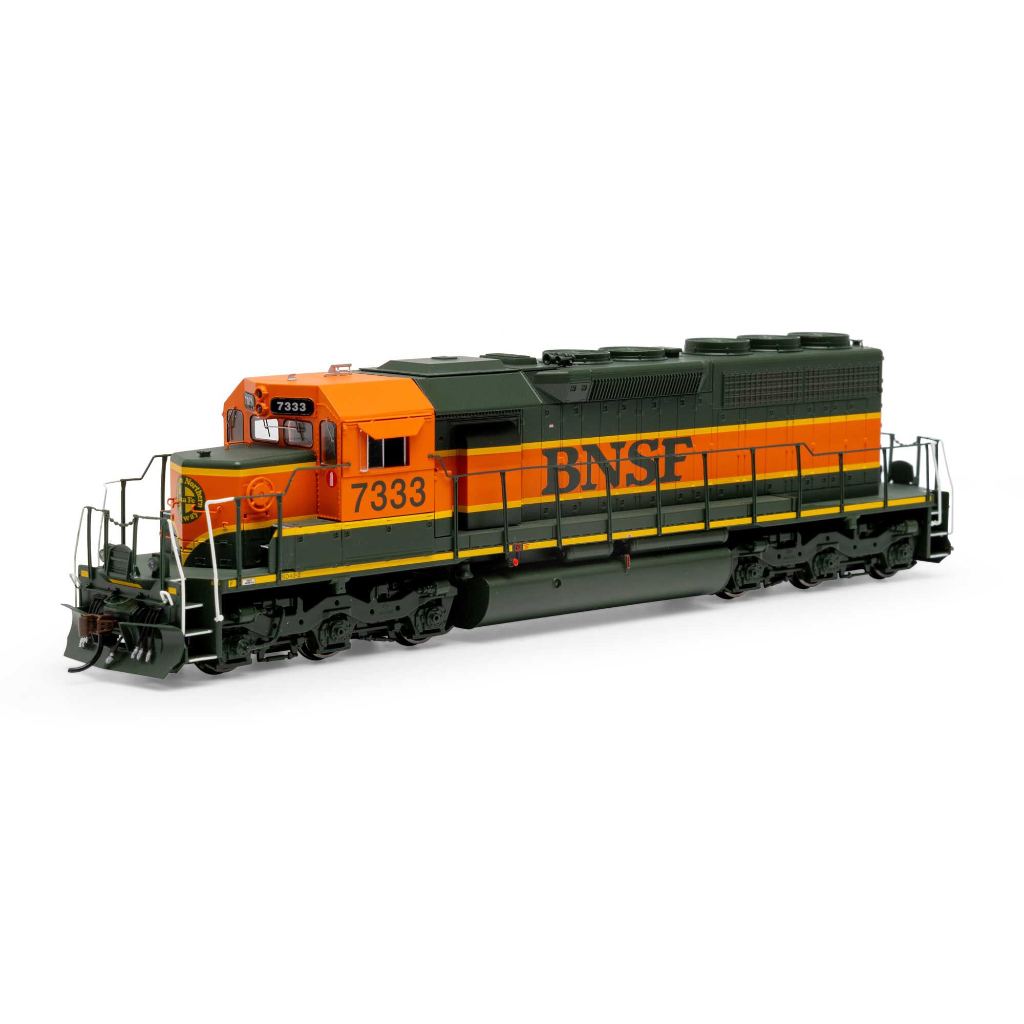 Athearn HO SD40-2 Locomotive with DCC & Sound, BNSF / Rebuilt