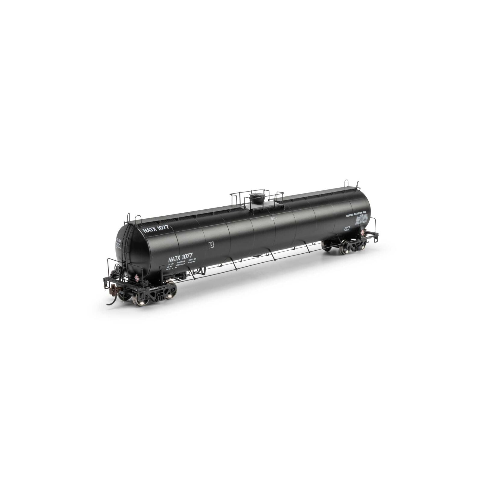 Athearn Genesis HO UTC 33K LPG Tank Car- Early, NATX #1077