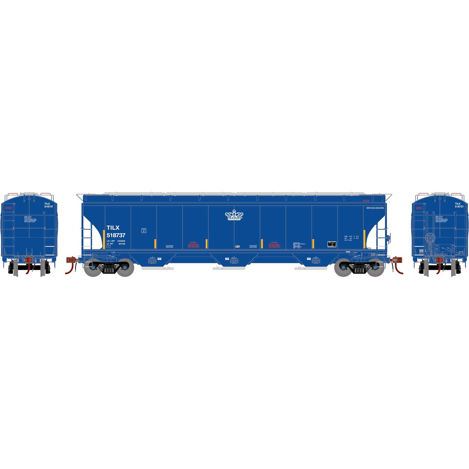 HO GEN Trinity 5161 Covered Hopper, TILX #518737