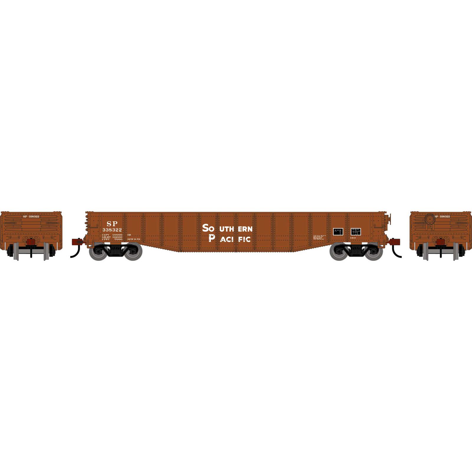 Roundhouse HO RND 50' Gondola, SP #338322