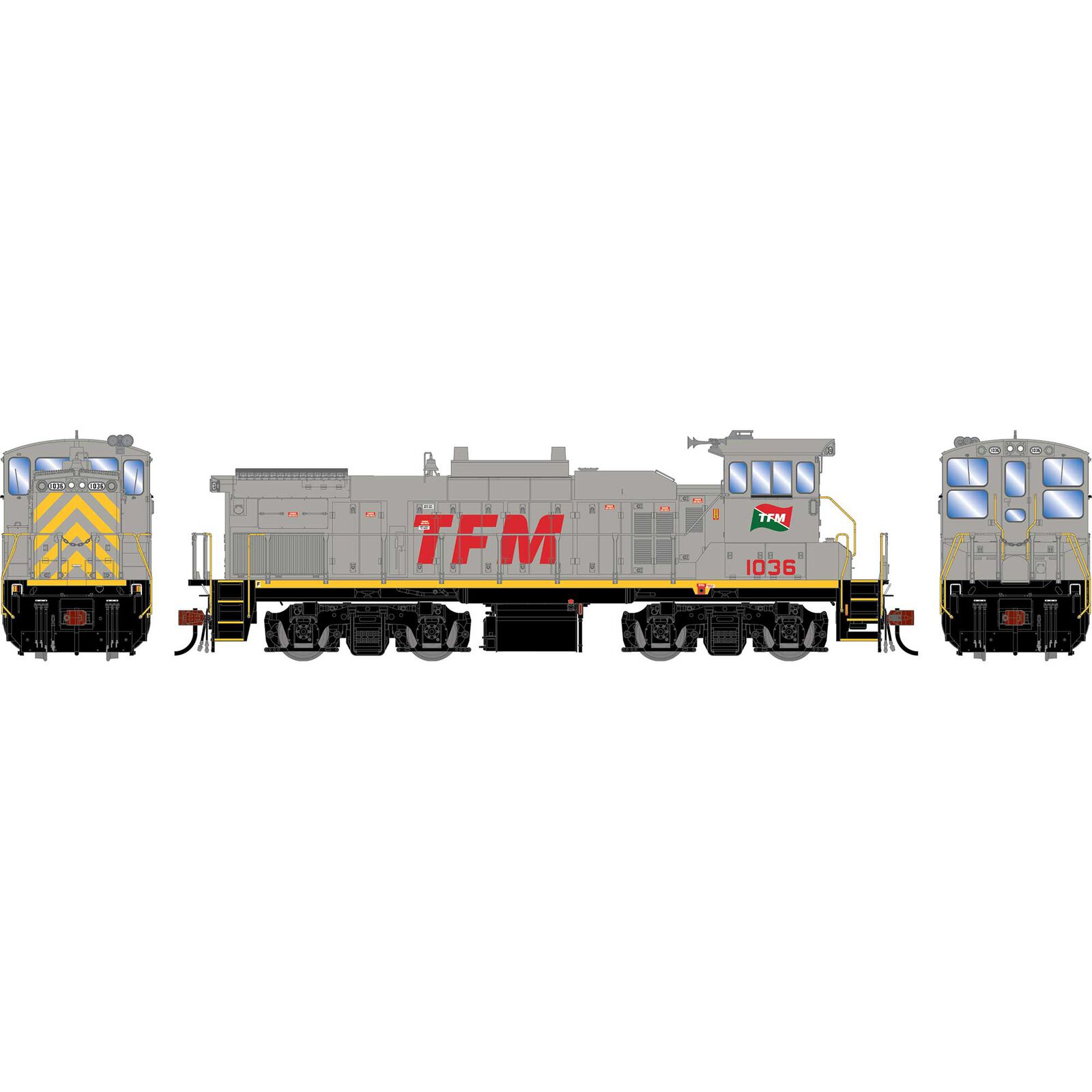 HO GEN MP15AC Locomotive w/DCC & Sound, TFM #1036