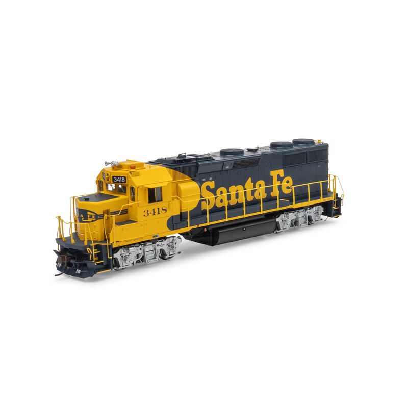HO GP39-2u Locomotive with DCC & Sound, ATSF #3418