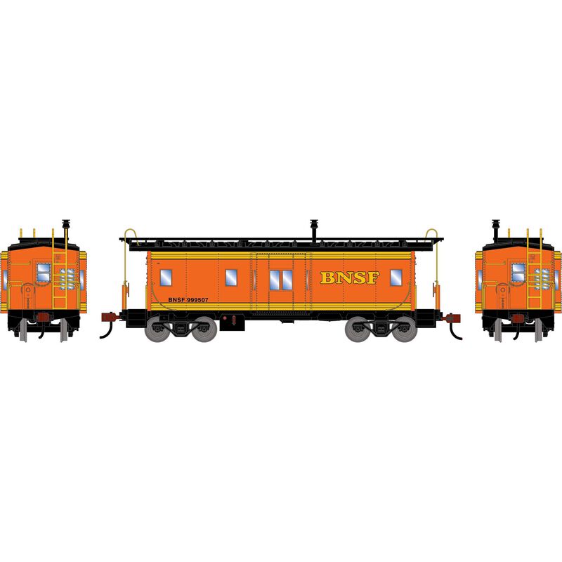 HO ATH Bay Window Caboose, Legendary Liveries BNSF #999507