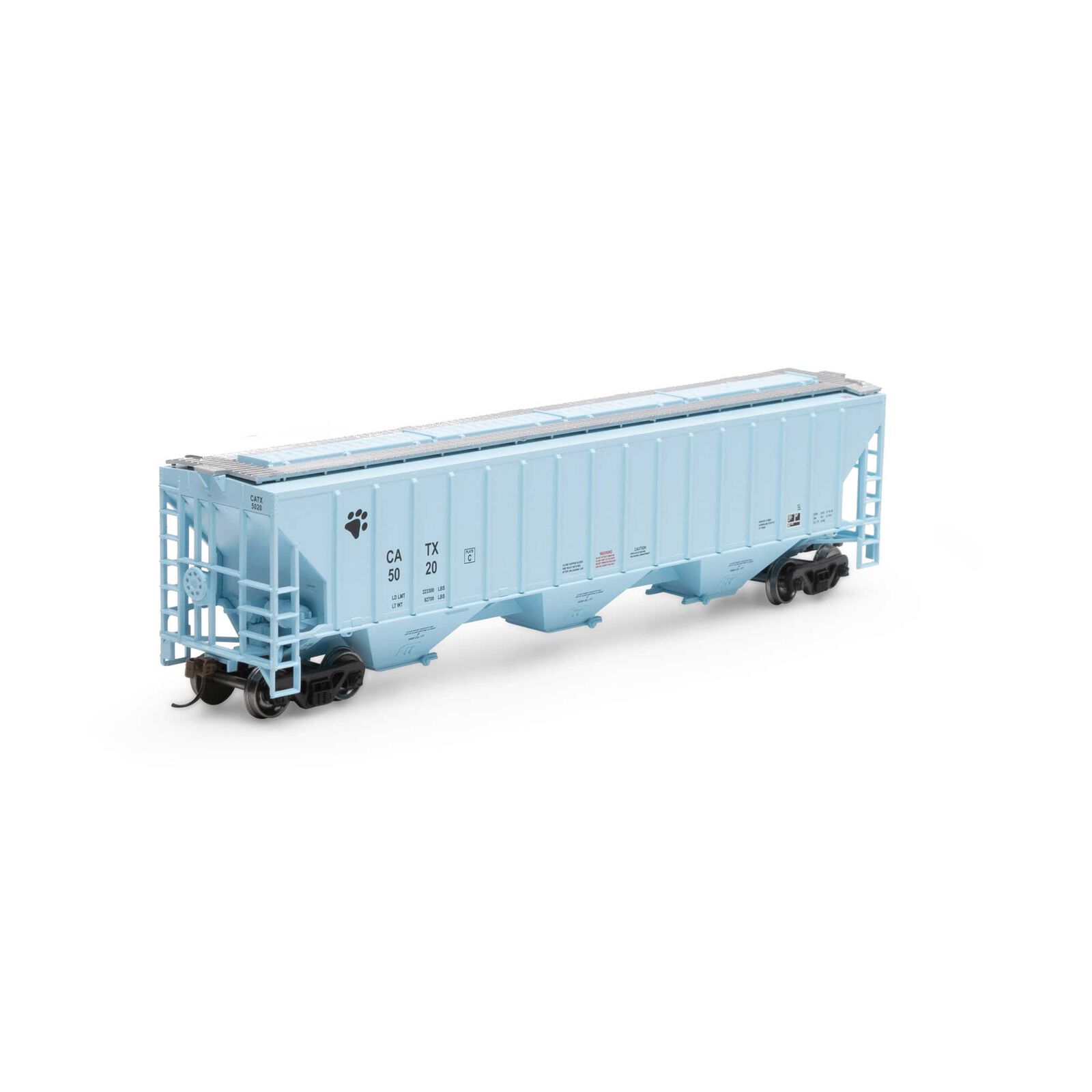 Athearn HO RTR PS 4740 Covered Hopper, CATX #5020