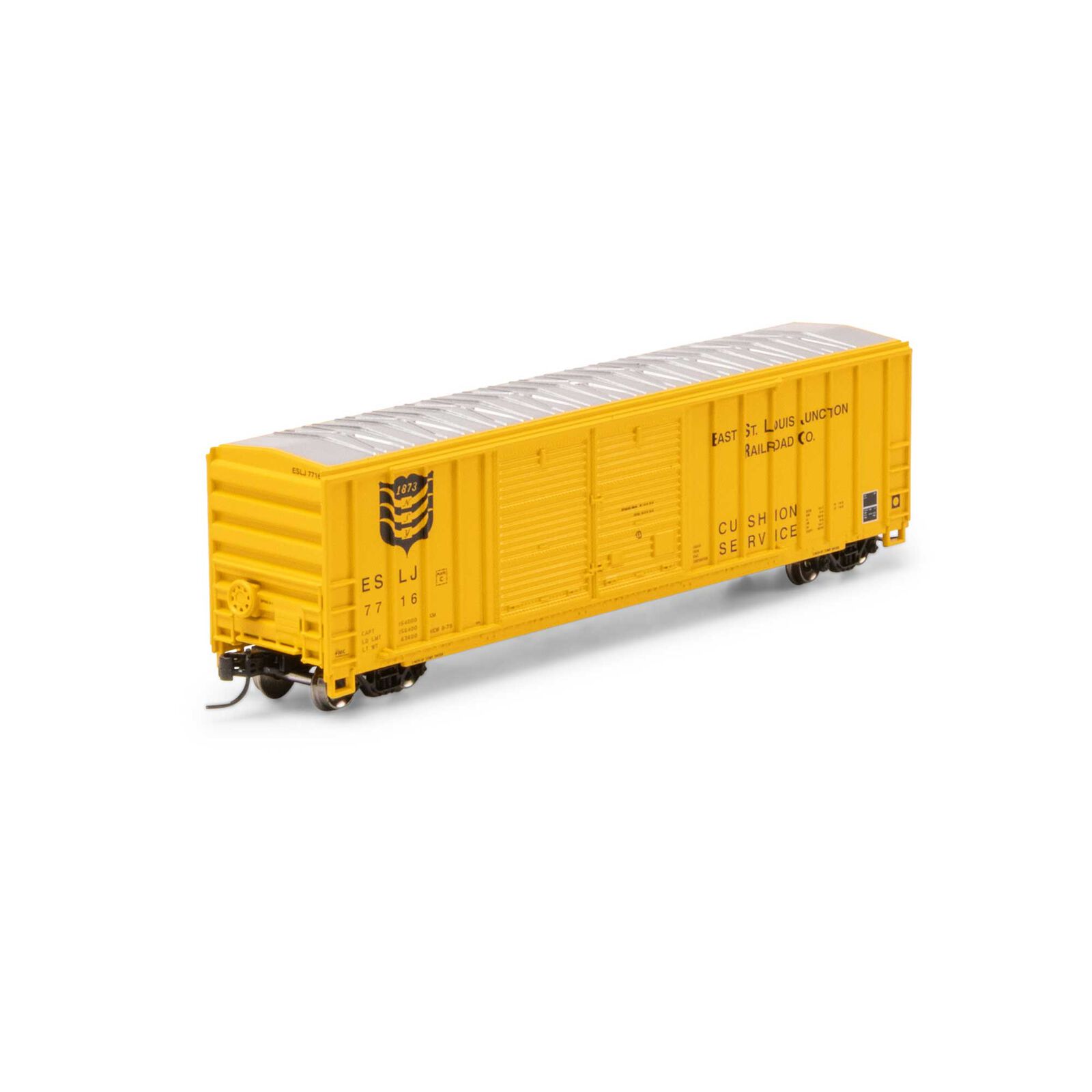 N 50' FMC DD Offset Box Car, ESLJ #7716