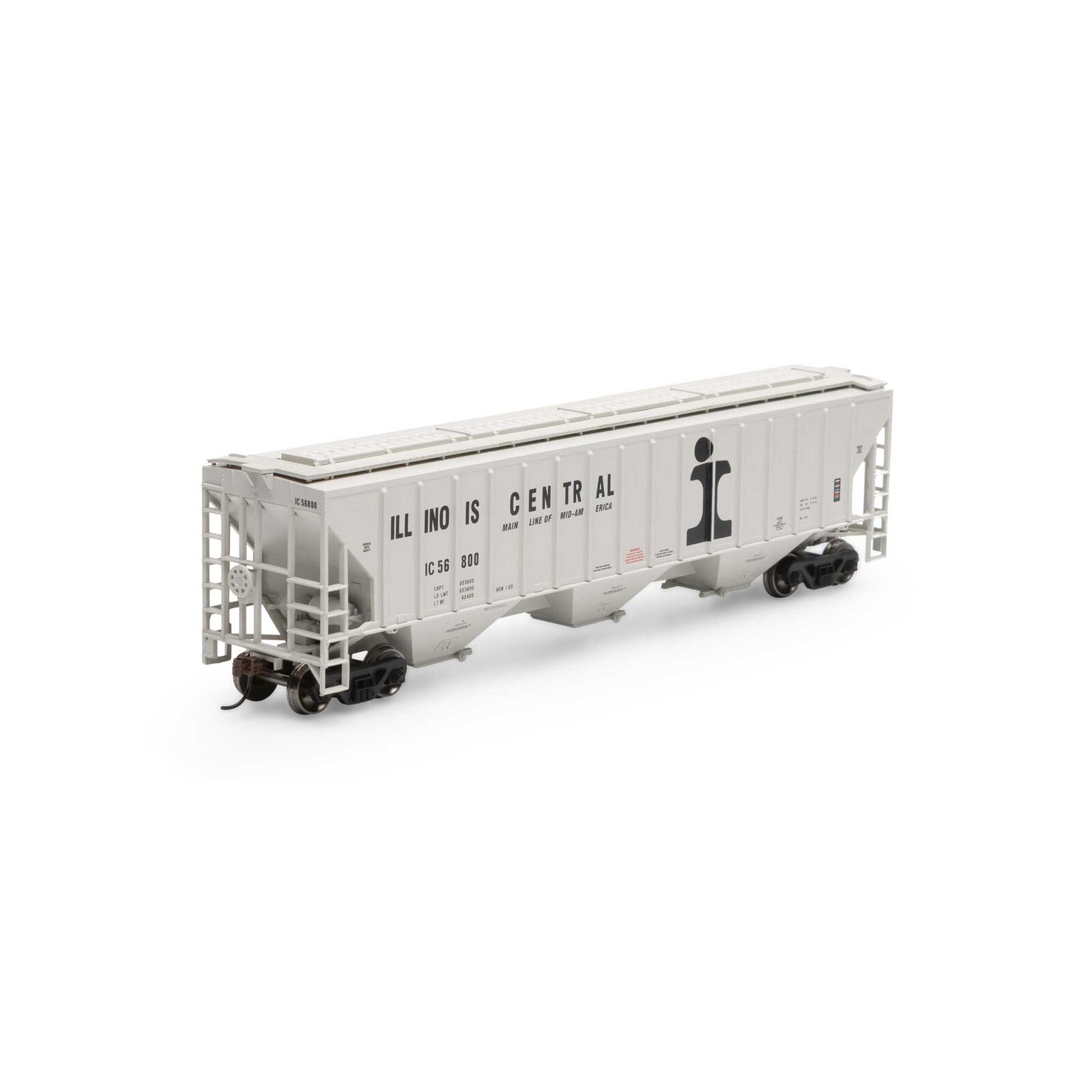 HO RTR PS 4740 Covered Hopper, IC #56800