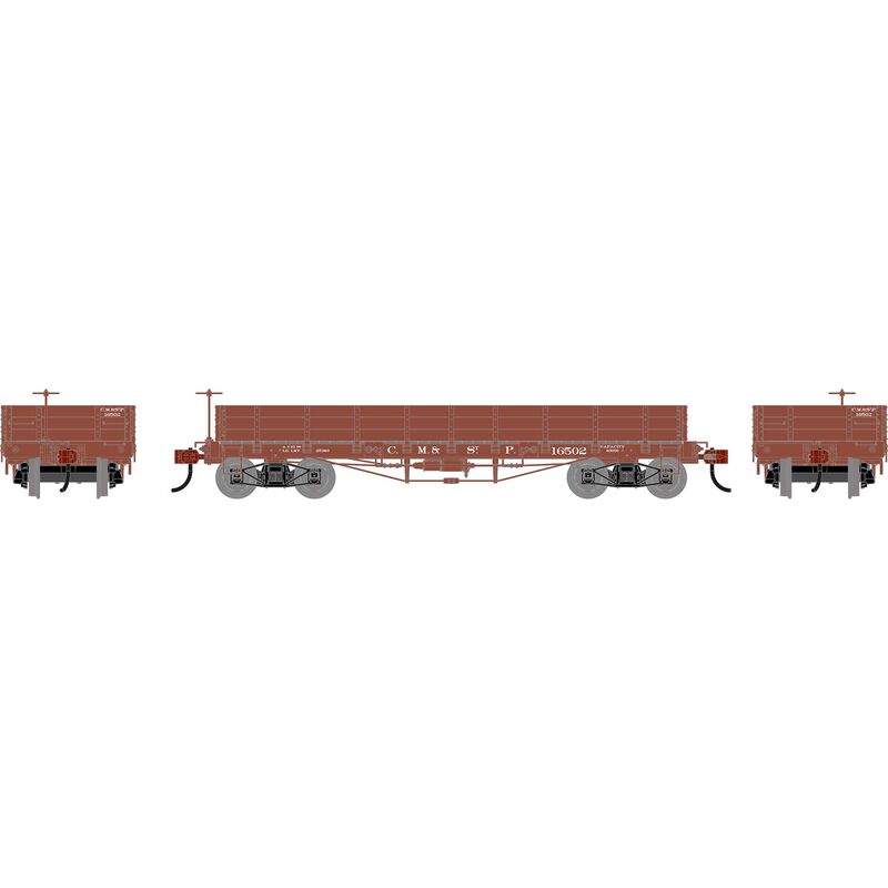 HO ATH 36' Low Side Gondola w/ Drop Gates, MILW #16502