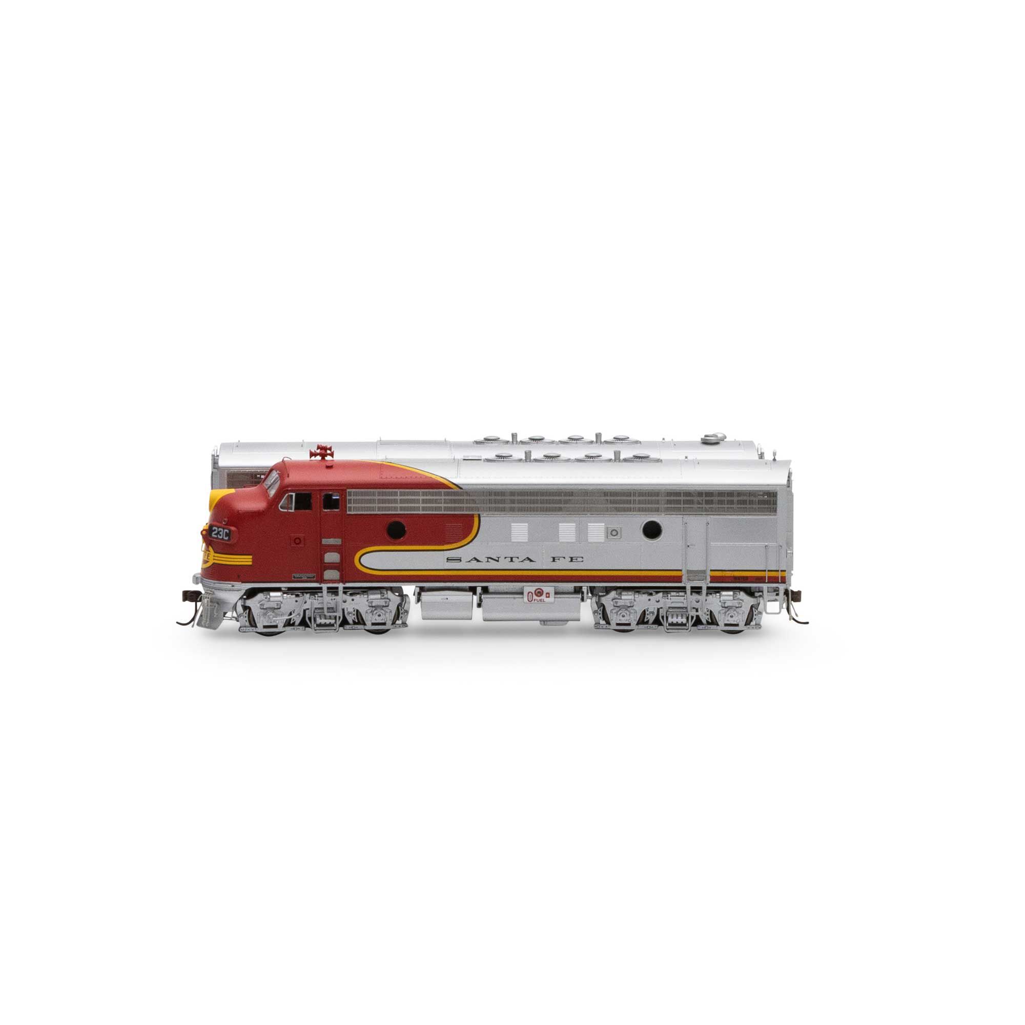 HO F3 A/B with DCC & Sound, SF/Passenger #23C/#16B Model Train